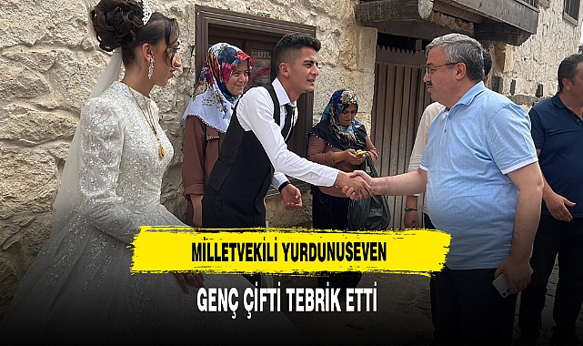 Milletvekili Yurdunuseven Genç Çifti Tebrik Etti