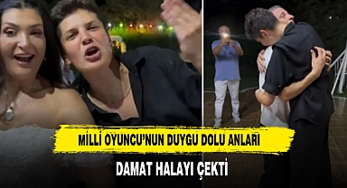 MİLLİ SPORCUNUN DUYGU DOLU ANLARI