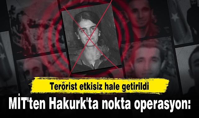 MİT'ten Hakurk'ta nokta operasyon: Terörist etkisiz hale getirildi