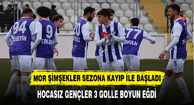 MOR ŞİMŞEKLER SEZONA KAYIP İLE BAŞLADI