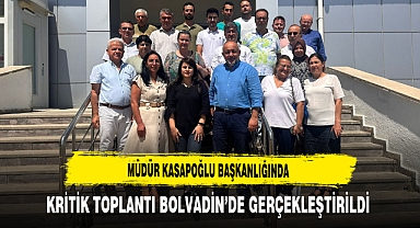 Müdür Kasapoğlu Başkanlığında Kritik Toplantı Bolvadin’de Gerçekleştirildi