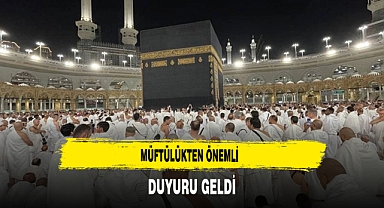 Müftülükten Önemli Duyuru Geldi