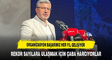 Organizasyon Başarımız Her Yıl Gelişiyor Rekor Sayılara Ulaşmak İçin Çaba Harcıyorlar