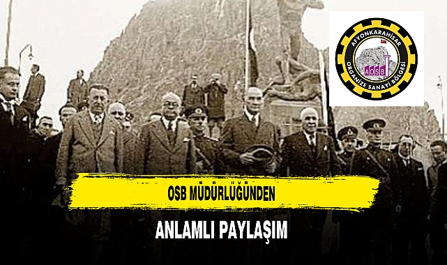 OSB Müdürlüğünden Anlamlı Paylaşım