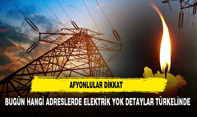 Osmangazi Elektrik Dağıtım AŞ’den Elektrik Kesintisi Duyurusu