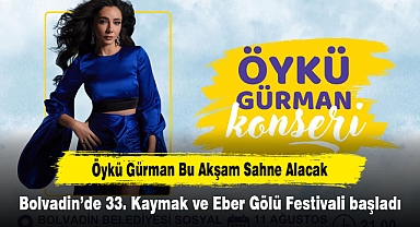 Öykü Gürman Bu Akşam Sahne Alacak! Bolvadin’de 33. Kaymak ve Eber Gölü Festivali başladı