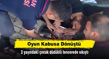 Oyun Kabusa Dönüştü! 2 yaşındaki çocuk düdüklü tencerede sıkıştı