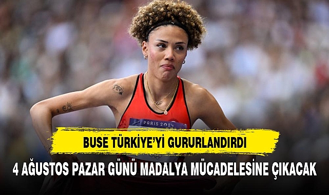 Paris 2024:Buse Savaşkan, kadınlar yüksek atlamada finale yükseldi
