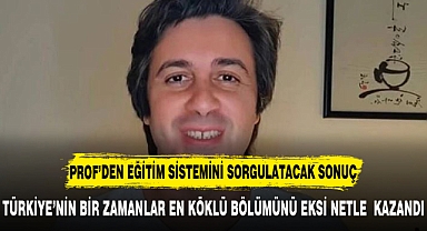 Prof. Özkara sınava girdi eksi net yaptığı bölümü kazandı
