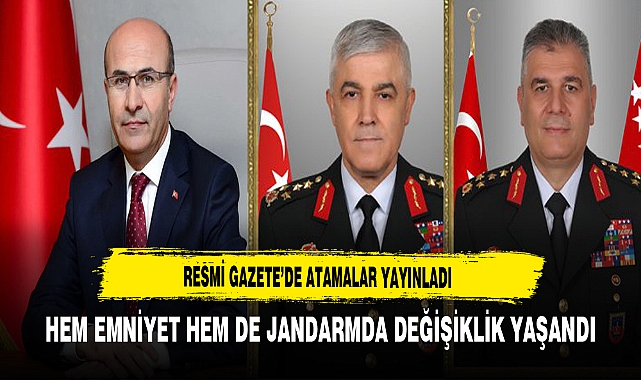 Resmi Gazete’de Atamalar Yayınladı