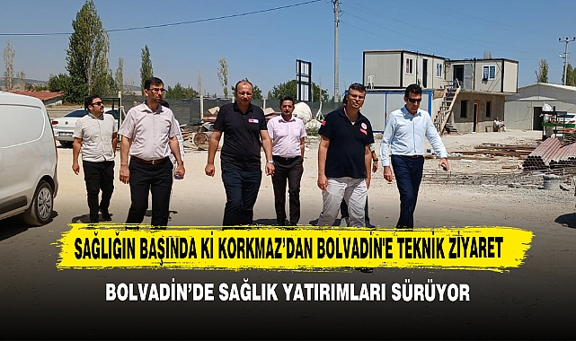 Sağlığın Başında Ki Korkmaz'dan Bolvadin'e Teknik Ziyaret