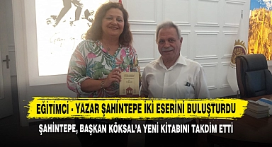 Şahintepe, Başkan Köksal’a Yeni Kitabını Takdim Etti