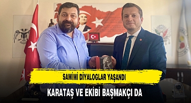 Samimi Diyaloglar Yaşandı Karataş ve Ekibi Başmakçı da