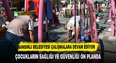SANDIKLI BELEDİYESİ ÇOCUKLARIN GÜVENLİĞİ İÇİN ÇALIŞIYOR
