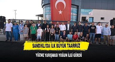 Sandıklı'da İlk Büyük Taarruz Yüzme Yarışması Yoğun İlgi Gördü