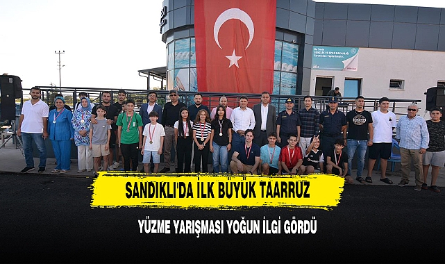 Sandıklı'da İlk Büyük Taarruz Yüzme Yarışması Yoğun İlgi Gördü