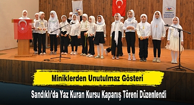 Sandıklı’da Yaz Kuran Kursu Kapanış Töreni Düzenlendi