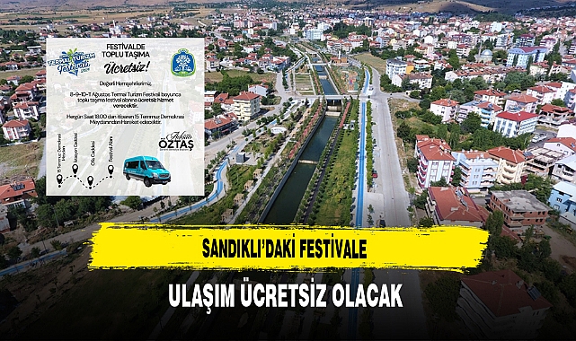 Sandıklı'daki Festivale Ulaşım Ücretsiz Olacak