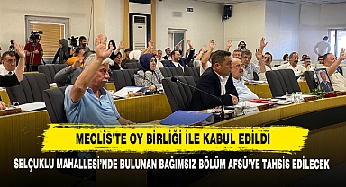 Selçuklu Mahallesi’nde Bulunan Bağımsız Bölüm AFSÜ’ye Tahsis Edilecek
