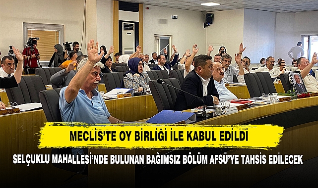 Selçuklu Mahallesi’nde Bulunan Bağımsız Bölüm AFSÜ’ye Tahsis Edilecek