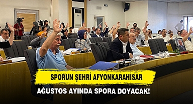 Sporun Şehri Afyonkarahisar, Ağustos Ayında Spora Doyacak