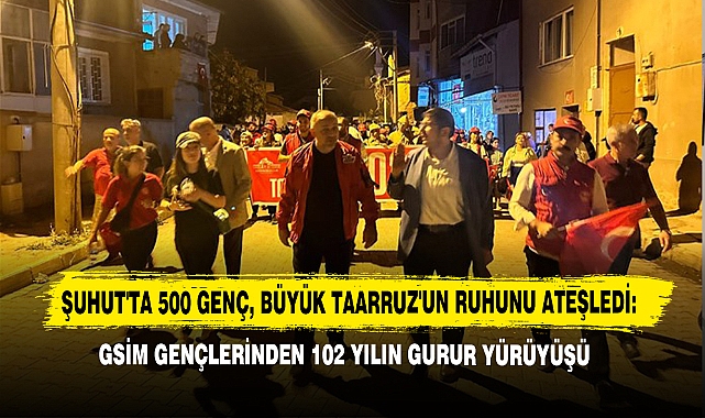 Şuhut'ta 500 Genç, Büyük Taarruz'un Ruhunu Ateşledi
