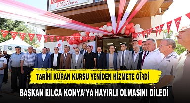 TARİHİ KURAN KURSU DUALARLA TEKRARDAN AÇILDI