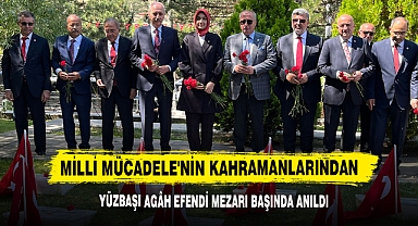 TBMM Başkanı Kurtulmuş, Yüzbaşı Agâh Efendi'yi Mezarı Başında Andı