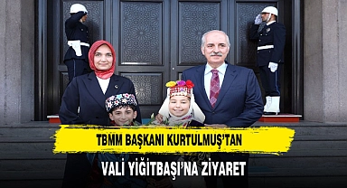 TBMM Başkanı Numan Kurtulmuş'tan Vali Yiğitbaşı'na ziyaret