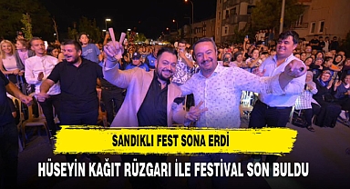 Termal Turizm ve Gurbetçi Festivali Hüseyin Kağıt Konseri ile Sona Erdi