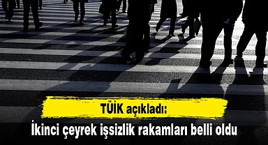TÜİK açıkladı: İkinci çeyrek işsizlik rakamları belli oldu