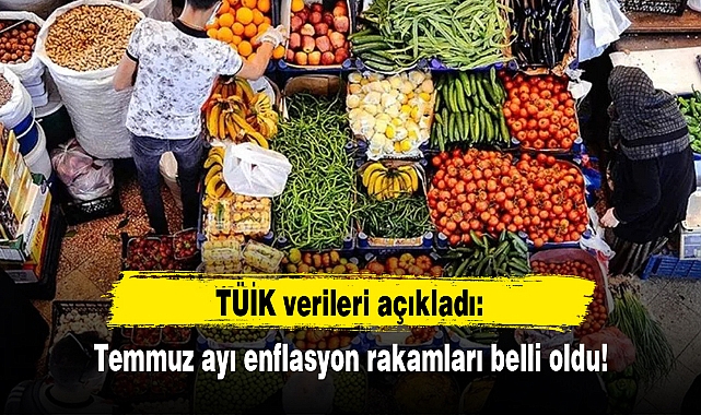 TÜİK temmuz ayı enflasyon rakamlarını açıkladı