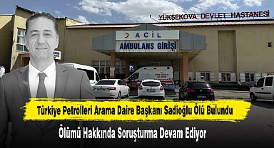 Türkiye Petrolleri Arama Daire Başkanı Sadioğlu Ölü Bulundu