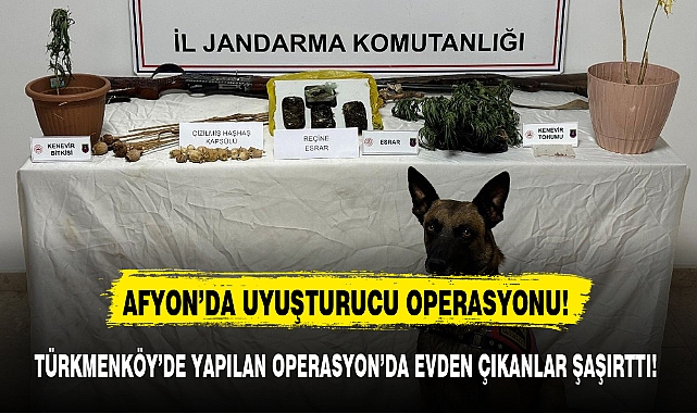 TÜRKMENKÖY'DE YAPILAN OPERASYON'DA EVDEN ÇIKANLAR ŞAŞIRTTI!