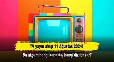 TV yayın akışı 11 Ağustos 2024! Bu akşam hangi kanalda, hangi diziler var?