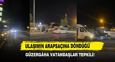 Ulaşımın Arapsaçına Döndüğü Güzergâha Vatandaşlar Tepkili!
