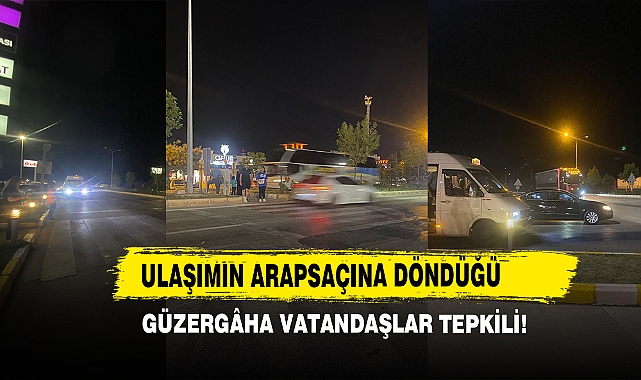 Ulaşımın Arapsaçına Döndüğü Güzergâha Vatandaşlar Tepkili!
