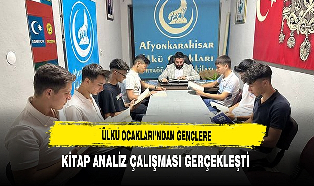 Ülkü Ocakları’ndan Gençlere Kitap Analiz Çalışması Gerçekleşti