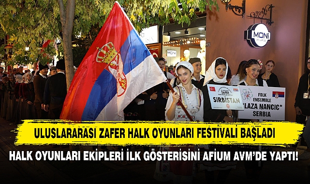 Uluslararası Zafer Halk Oyunları Festivali Başladı