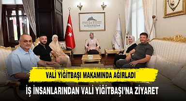 Vali Doç. Dr. Kübra Güran Yiğitbaşı, İş İnsanlarını Makamında Kabul Etti