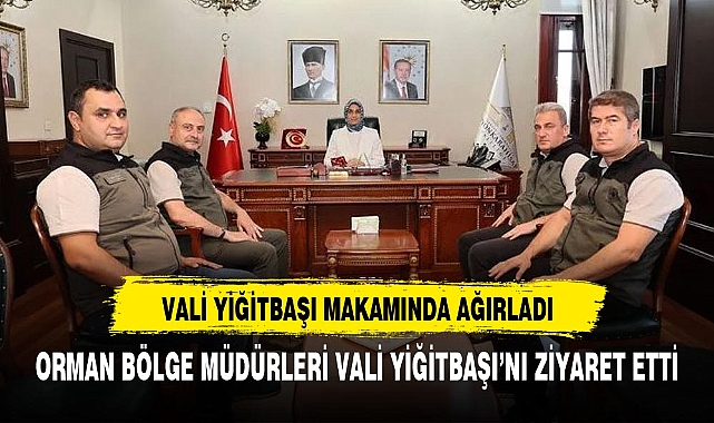 Vali Yiğitbaşı, Müdürleri Makamında Kabul Etti