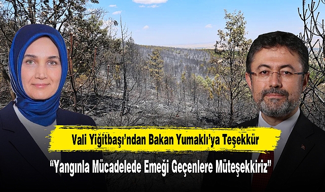 Vali Yiğitbaşı’ndan Bakan Yumaklı’ya Teşekkür