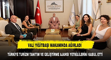 Vali Yiğitbaşı TGA ve İl Kültür ve Turizm Müdür Vekili'ni Kabul Etti