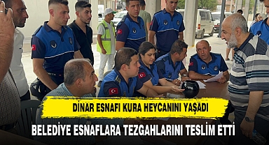 “Yeni Kapalı Pazar Yerinde Kura Çekimi ile Esnaflara Tezgah Teslimi Gerçekleşti”
