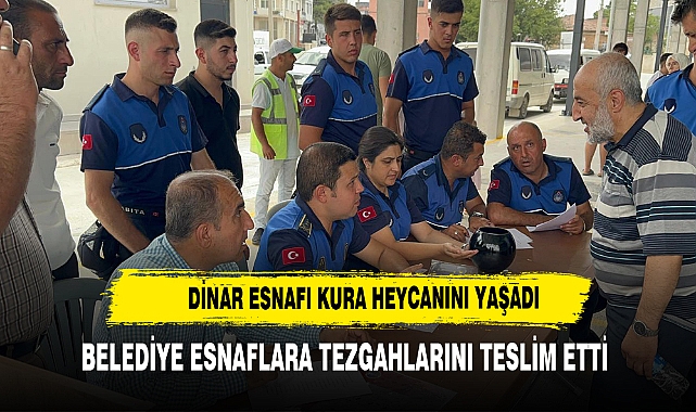 “Yeni Kapalı Pazar Yerinde Kura Çekimi ile Esnaflara Tezgah Teslimi Gerçekleşti”