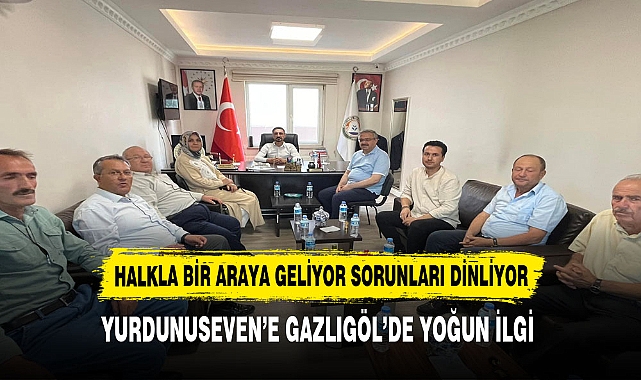 Yurdunuseven, Gazlıgöl Belediye Başkanı Mustafa Güngör’ü Ziyaret Etti