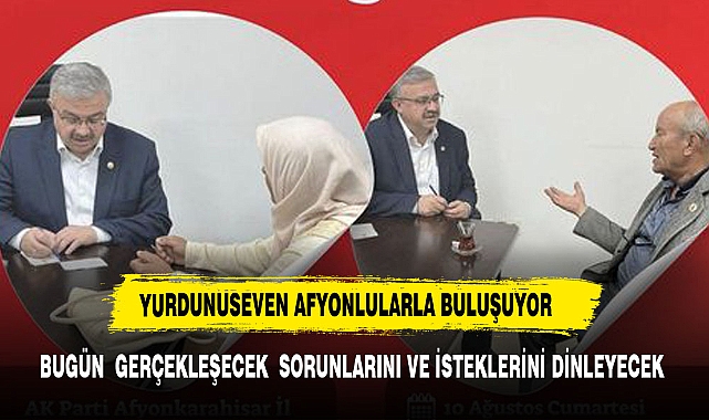 Yurdunuseven, Halk Günü Toplantısında Vatandaşlarla Bir Araya Geliyor