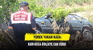Yürek Yakan Kaza: Karı-Koca Birlikte Can Verdi