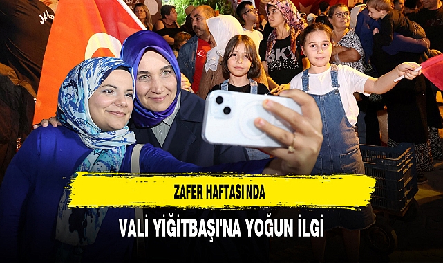 Zafer Haftası'nda Vali Yiğitbaşı'na Yoğun İlgi