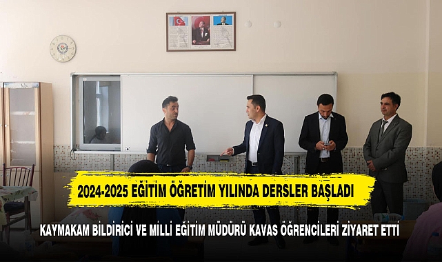 2024-2025 EĞİTİM ÖĞRETİM YILINDA DERSLER BAŞLADI